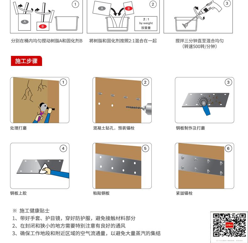 包钢隆阳粘钢加固施工过程